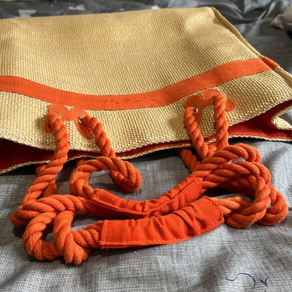 Escada Sunset Heat Straw Market Tote - Picture 8 of 17